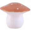 Image de Lampe Veilleuse Artisanale Champignon Blanc, Orange