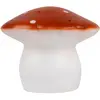 Image de Lampe Veilleuse Champignon Brique Rouge Blanc, Rouge