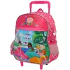 Image de Sac À Dos À Roulettes Maternelle - Princesse Fairies - Fille Rose