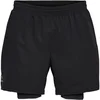 Image de Newline Dallas 2in1 Shorts Hommes-Noir, Taille S