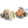 Image de Véhicules De Construction En Bioplastique Vert