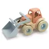 Image de Tracteur Pelleteuse En Bioplastique Orange