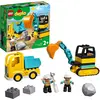 Image de Duplo - Le Camion Et La Pelleteuse 10931 Multicolore