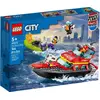 Image de Lego City - Le Bateau De Sauvetage Des Pompiers - 60373 Multicolore
