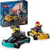 Image de Lego City - Les Karts Et Les Pilotes De Course - 60400 Multicolore