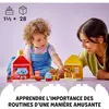 Image de Lego Duplo - Mes Rituels Quotidiens - Le Repas Et Le Coucher - 10414 Multicolore