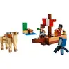 Image de Le Voyage Du Bateau Pirate 21259 Lego Minecraft Multicolore
