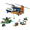 Image de City L'hélicoptère De L'explorateur De La Jungle Au Camp De Base 60437 Multicolore