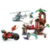 Image de Ninjago La Cabane Et Les Véhicules Des Ninjas 71857 Multicolore