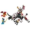 Image de Ninjago Zilvar Et Grimtak La B  te Draconique 71863 Multicolore