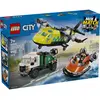 Image de Lego 60505 - Avion Et Camion Et Aéroglisseur City Multicolore