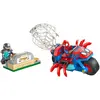 Image de Spidey Sur Sa Moto Contre Rhino 11206 Multicolore