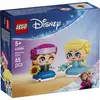 Image de Set LEGO Disney Princess 43284 Anna et Elsa Miniatures 65 pièces Bleu/Blond/Rose - Excellent état en occasion ou reconditionné
