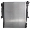 Image de NISSENS 606549 Radiateur du moteur Aluminium, Grille de radiateur soudée, sans vase d'expansion, sans joint d'étanchéite