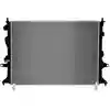 Image de NISSENS 606908 Radiateur du moteur Aluminium, Grille de radiateur soudée, sans vase d'expansion, sans joint d'étanchéite