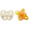 Image de Lot De 2 Tétine Ronde Beige Et Jaune