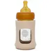 Image de Biberon En Verre Avec Housse De Protection - Sand - 150 Ml Beige