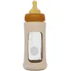 Image de Biberon En Verre Avec Housse De Protection - Sand - 250 Ml Beige