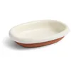 Image de Hay BARRO OVAL DISH Small Off-white