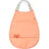 Image de Bavoir Élastique Tiny Farm Rose Corail, Marron, Blanc