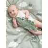 Image de Doudou attache-sucette Croco vert