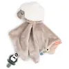 Image de Doudou Plat Attache-sucette Sable
