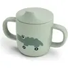 Image de Tasse À Bec À 2 Anses En Silicone Playground Vert Vert