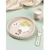 Image de Assiette ventouse silicone sable