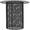 Image de Table Hubsch Interior Flow Noir 45x41 cm 991103