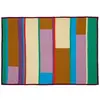 Image de Plaid Hubsch Interior Pavilion Block Violet 140x200 cm 701406
