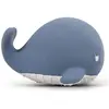 Image de Jouet De Dentition En Caoutchouc Naturel Christian La Baleine Bleu, Blanc