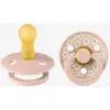 Image de Lot de 2 sucettes-tétines Studio fleur, taille 2 de 6 à 18 mois blush