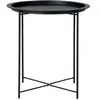 Image de Table d'appoint en acier House Nordic Bastia Noir 47x47x50 cm 2101350