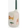 Image de Gobelet en silicone avec paille Ellis - beige