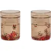 Image de Lot De 2 Gobelets À Paillettes Cherry Rose, Rouge