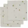 Image de Lot De 3 Langes En Mousseline Lemon (65 X 65 Cm) Ecru, Jaune, Vert