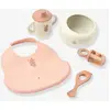 Image de Mileah coffret repas silicone rose poudré