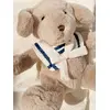 Image de Luca sailor peluche chien marron