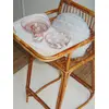 Image de Set repas paillettes rose