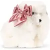 Image de Peluche Chiot Spitz Beige Beige, Rose