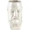 Image de Vase de fleur Villa Collection Calvi Blanc 16,5x14,5x26 cm 10784