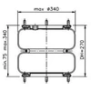 Image de Magnum Technology 5002-03-0197P Soufflet à air, suspension pneumatique