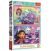 Image de 2 Puzzles - Jouer Avec Gabby 24 Pièces Trefl