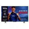 Image de TCL C69 43C69B TV 109,2 cm (43 ) 4K Ultra HD Smart TV Wifi Titane 430 cd/m² - Bon état en occasion ou reconditionné