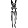 Image de Combinaison porte-jarretelles F217 noir