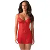 Image de Nuisette Heartina rouge L/XL