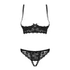 Image de Ensemble 2 pièces ouvert Letica noir L/XL