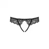 Image de Tanga Ouvert Contica Noir