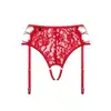 Image de Porte-Jarretelles Ouvert Rediosa Rouge