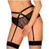 Image de Culotte Ouverte Porte-Jarretelles Allunes Noire